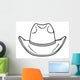 cowboy hat Wall Decal