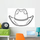 cowboy hat Wall Decal
