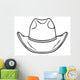 cowboy hat Wall Decal