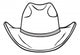 cowboy hat Wall Decal
