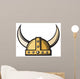 Viking Helmet Wall Decal