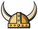 Viking Helmet Wall Decal