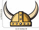 Viking Helmet Wall Decal