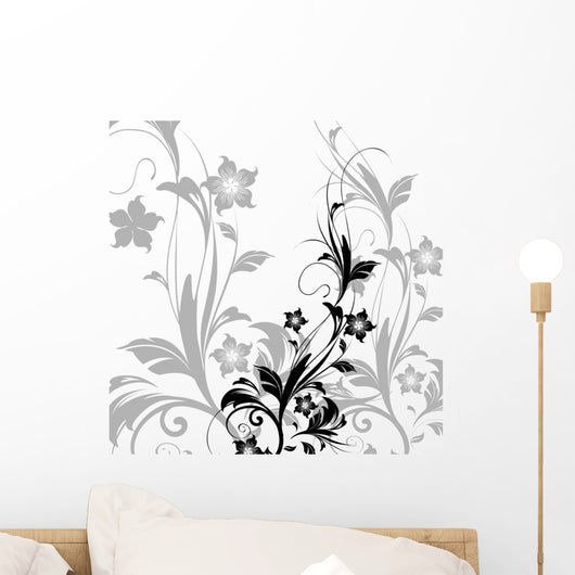 Floral Design Wall Mural