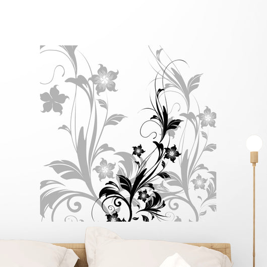Floral Design Wall Mural
