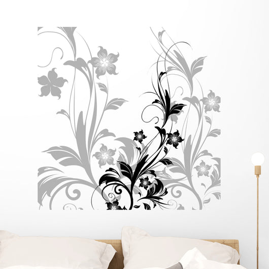 Floral Design Wall Mural