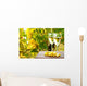 Vines and white wine Wall Mural