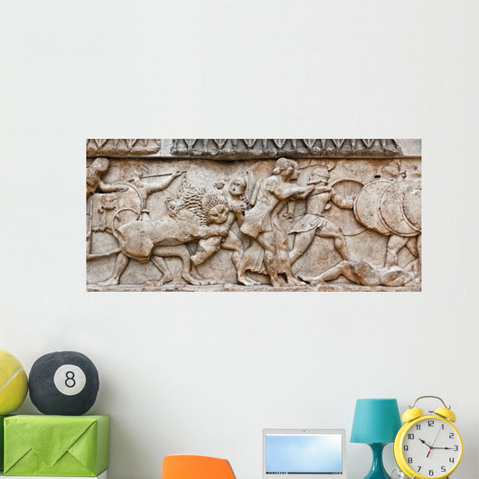 Battle Greek Pediment Sculpture