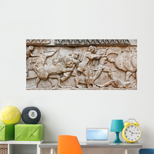 Battle Greek Pediment Sculpture