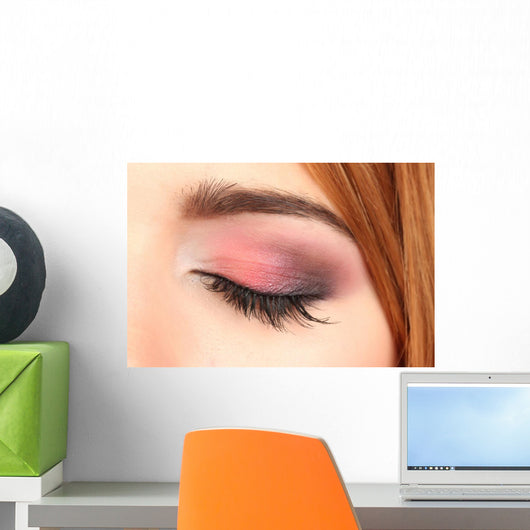 Female Eye with Beautiful Wall Mural