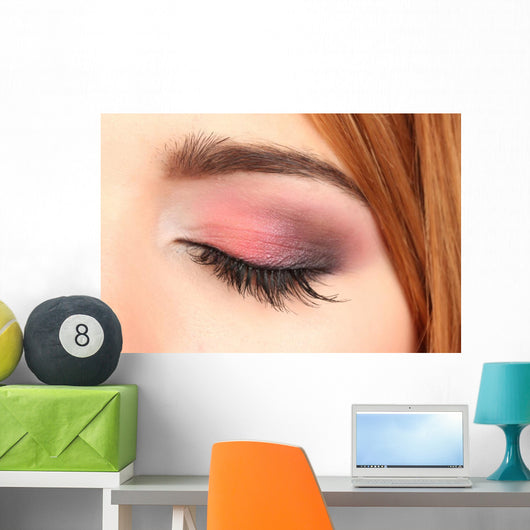 Female Eye with Beautiful Wall Mural