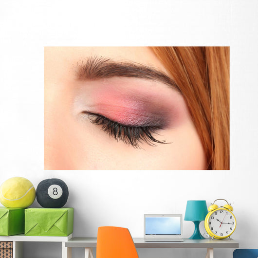 Female Eye with Beautiful Wall Mural