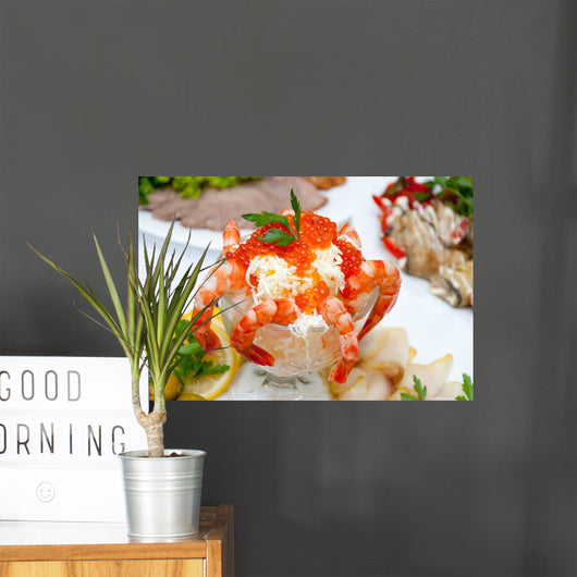 Crab Salad Wall Mural