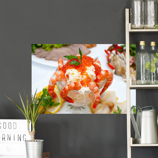 Crab Salad Wall Mural
