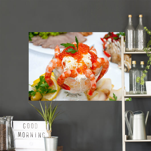 Crab Salad Wall Mural