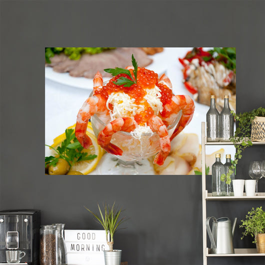 Crab Salad Wall Mural