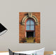 Arched Window Old Building Wall Decal