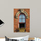 Arched Window Old Building Wall Decal