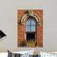 Arched Window Old Building Wall Decal