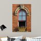 Arched Window Old Building Wall Decal