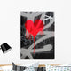 Bleeding Heart Graffiti Wall Mural
