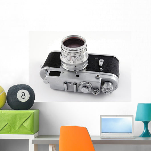 old, old photo camera Wall Decal