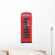 A Traditional Red British Telephone Box. Wall Decal