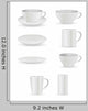 Cup and Plates Vectors