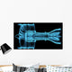 Jet Engine Turbine 3D Wall Mural