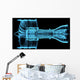 Jet Engine Turbine 3D Wall Mural