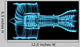 Jet Engine Turbine 3D Wall Mural