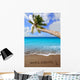 Brown Beach Sand with Wall Mural