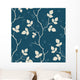 Wallpaper with Leaves Seamless Wall Decal