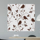 Wallpaper with Birds Wall Decal