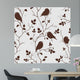 Wallpaper with Birds Wall Decal