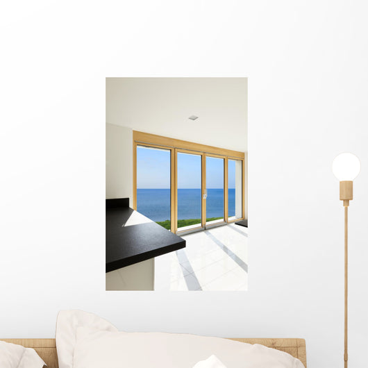 Home Interior Panoramic Window Wall Mural