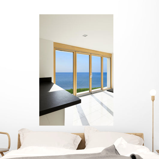 Home Interior Panoramic Window Wall Mural