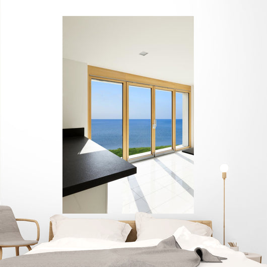 Home Interior Panoramic Window Wall Mural