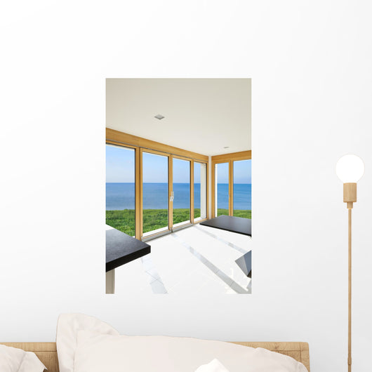 Home Interior Panoramic Window Wall Mural