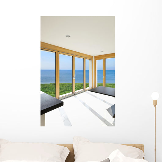 Home Interior Panoramic Window Wall Mural