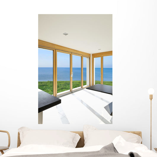 Home Interior Panoramic Window Wall Mural