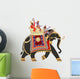 Decorated Indian Elephant Wall Decal