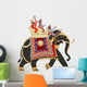 Decorated Indian Elephant Wall Decal