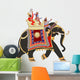 Decorated Indian Elephant Wall Decal