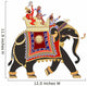 Decorated Indian Elephant Wall Decal