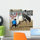 Bull Cowboy Rider Wall Mural