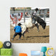 Bull Cowboy Rider Wall Mural