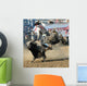 Bull Cowboy Wall Mural