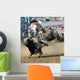 Bull Cowboy Wall Mural