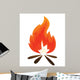 Bonfire Wall Decal